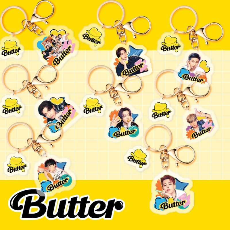 방탄소년단 Butter Permission to Dance Keychain
