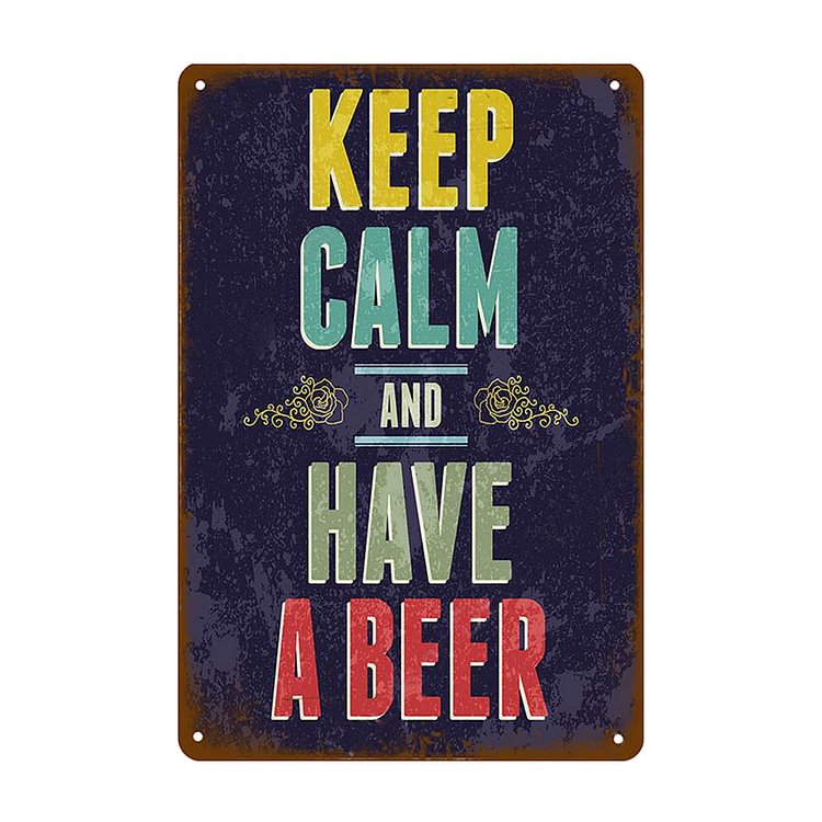 Have a  Beer - Vintage Tin Signs/Wooden Signs - 20x30cm & 30x40cm