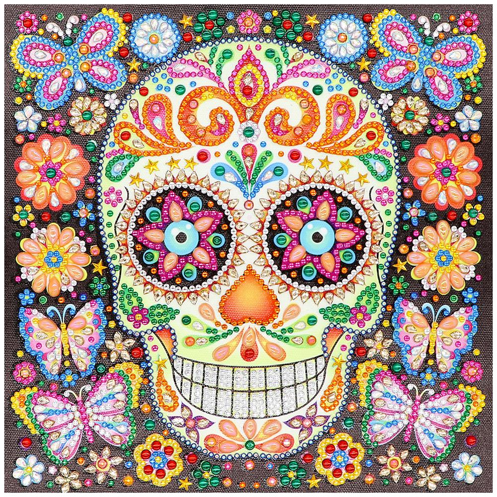 Skull - Crystal Rhinestone Diamond Painting