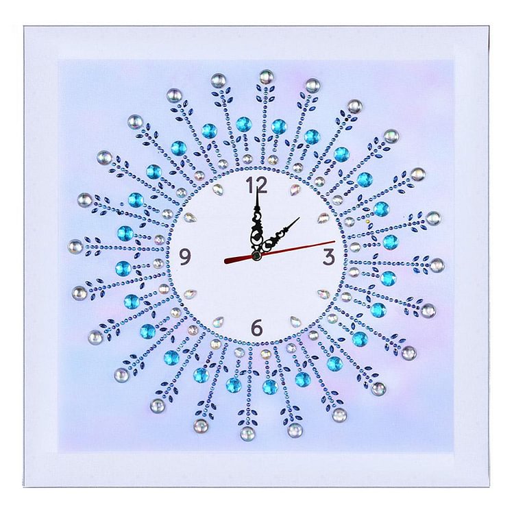 Sun Flower Clock Special Drill Diamond Painting 35X35CM(Canvas) gbfke