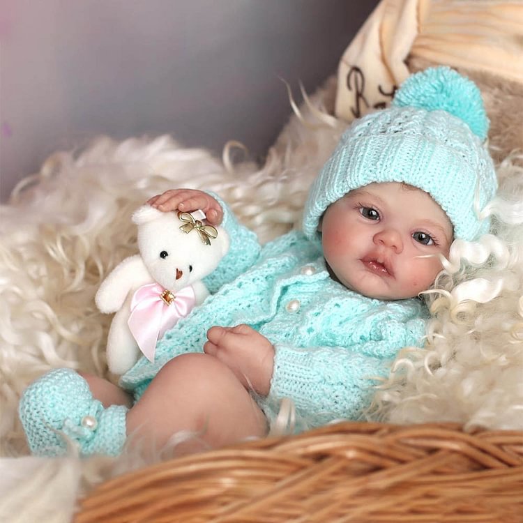  17" Best Doll For Realism Newborn Girl Doll Named Feronia - Reborndollsshop.com-Reborndollsshop®