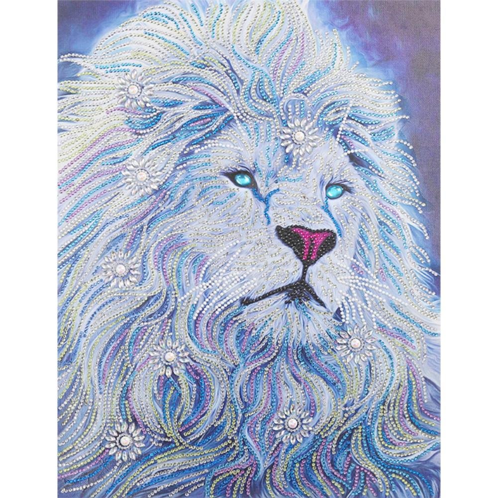 Partial Special Shaped Diamond Painting Lion  Kits
