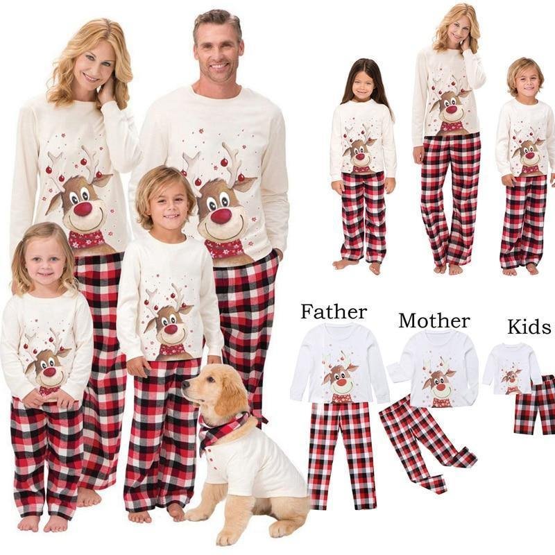 Christmas Family Matching Pajamas Set | Reindeer 2021、、sdecorshop