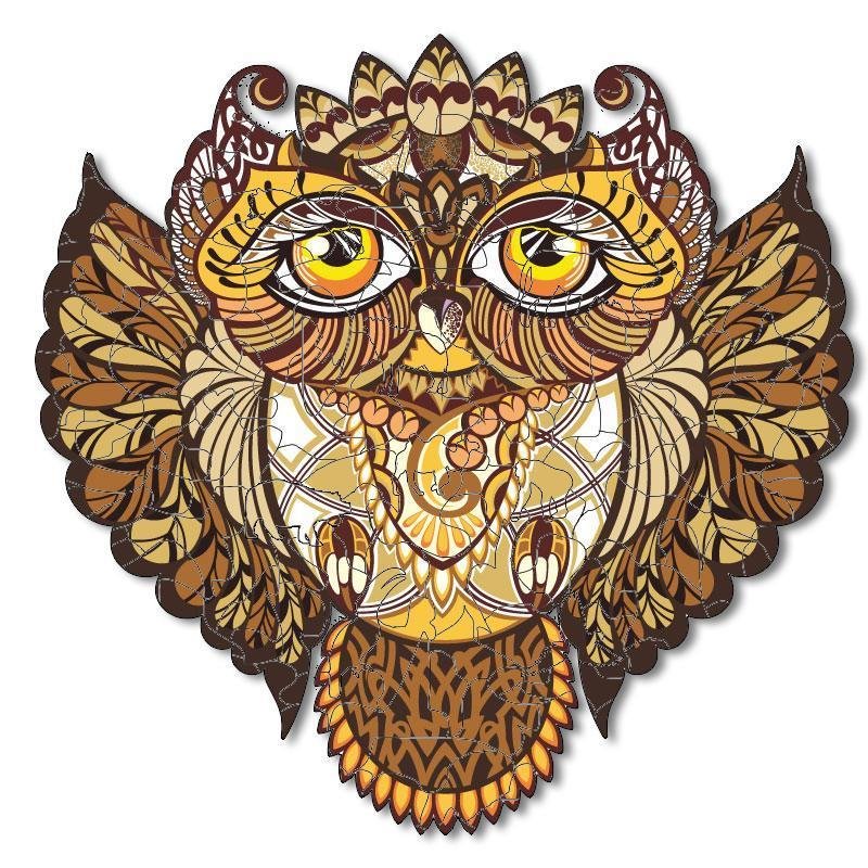 Fat owl Wooden Jigsaw Puzzle(CHRISTMAS SALE)-Ainnpuzzle