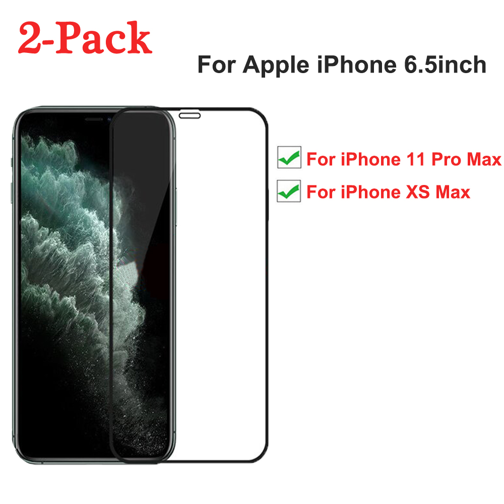 Bubble Free Screen Protector 2-Pack Anti Scratch Tempered Glass Screen Protector UNEXTATI Screen Protector for Apple iPhone 11 Pro Max 6.5 