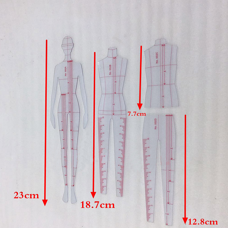Fashion Drawing Template Ruler