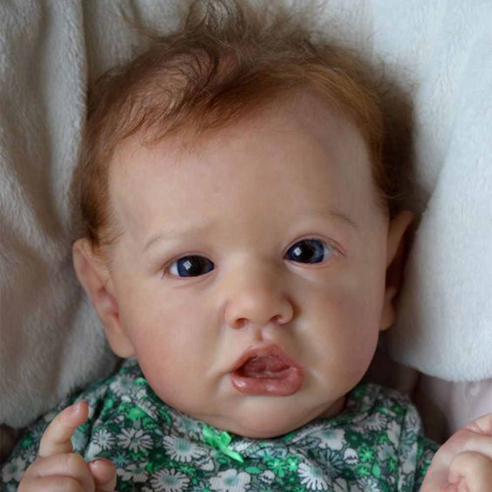 Real Newborn Reborn Baby Girl Realistic 12'' Eyes Open Reborn Baby Doll