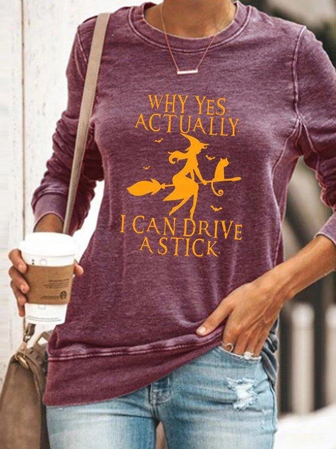 Yes I Can Drive Stick Sweatshirt-Mayoulove