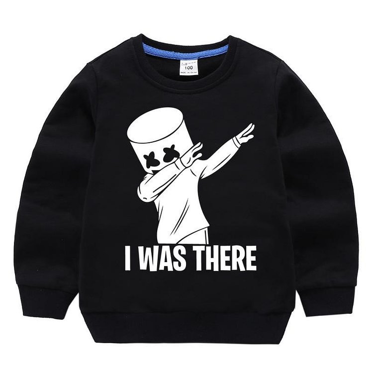 Kids DJ Marshmello Sweatshirt Cotton I Was There Hoodie-Mayoulove
