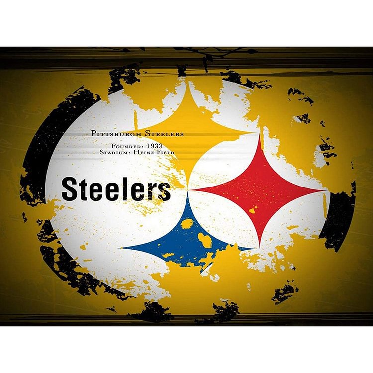 Football Pittsburgh Steelers - Round Drill Diamond Painting - 40*30CM