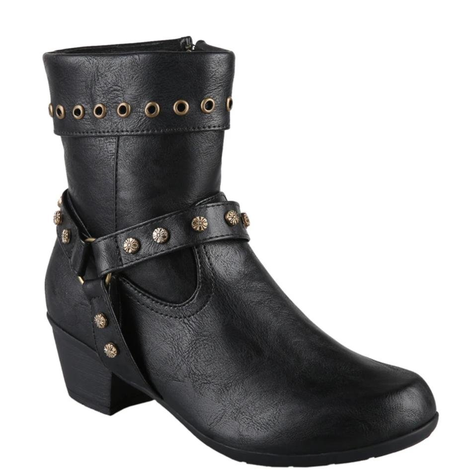 Retro Foreign Trade Rivet Boots Casual Booties-Corachic