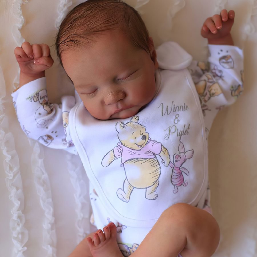 [Flash Sale]12'' Realistic Sweet Reborn Baby Girl Full Silicone Doll Named Steven