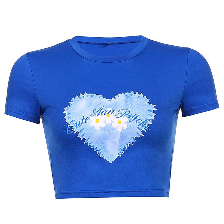 Daisy in the Heart Crop Top - CODLINS - Codlins