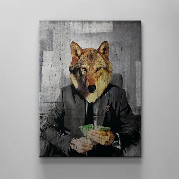 The Wolf Canvas Wall Art