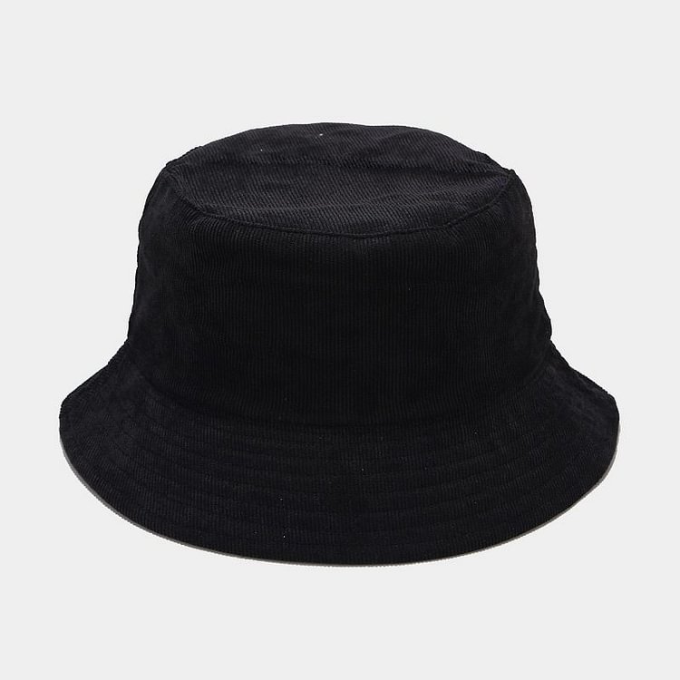 Reversible Corduroy Sun Men Women Bucket Hat