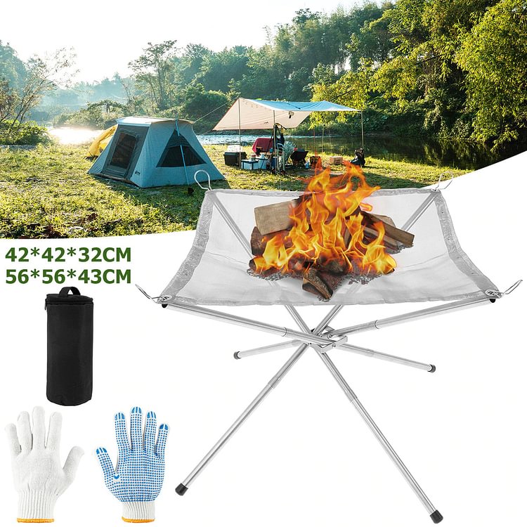 Outdoor camping portable folding storage incinerator - tree - Codlins