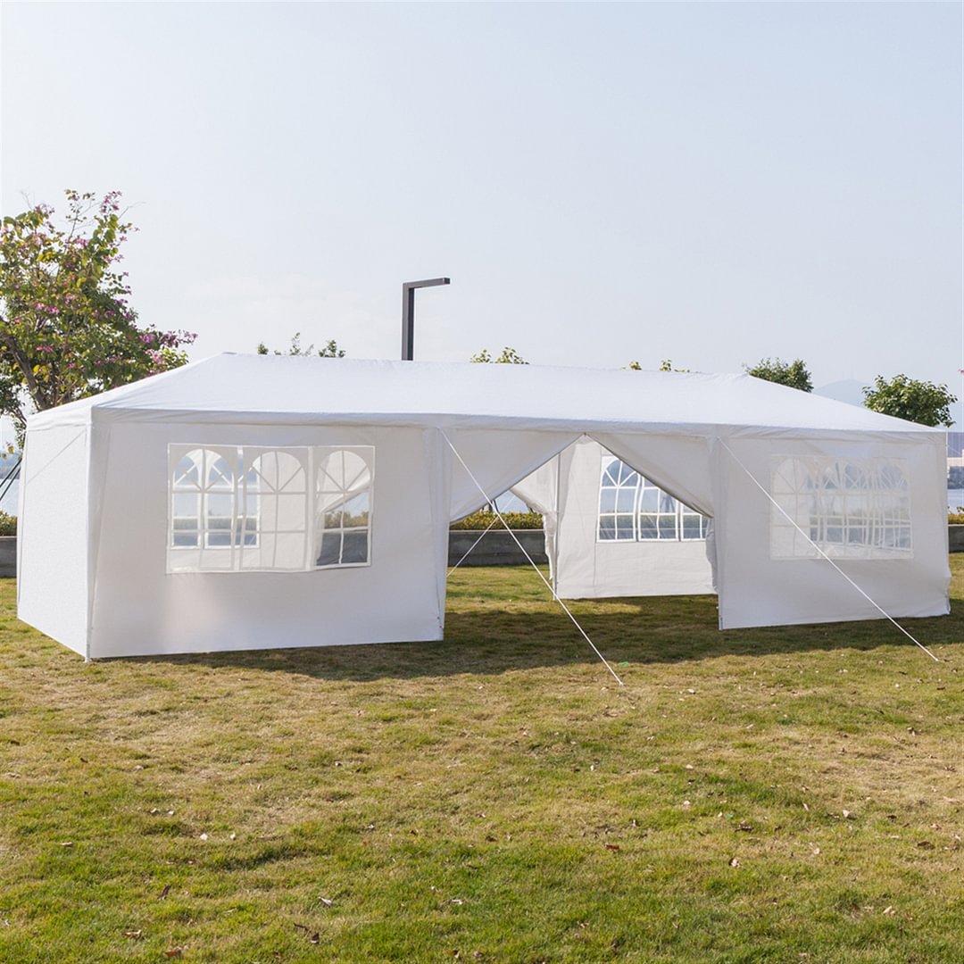 10'x30' Waterproof Pop Up Canopy Tent with Sides - vzzhome