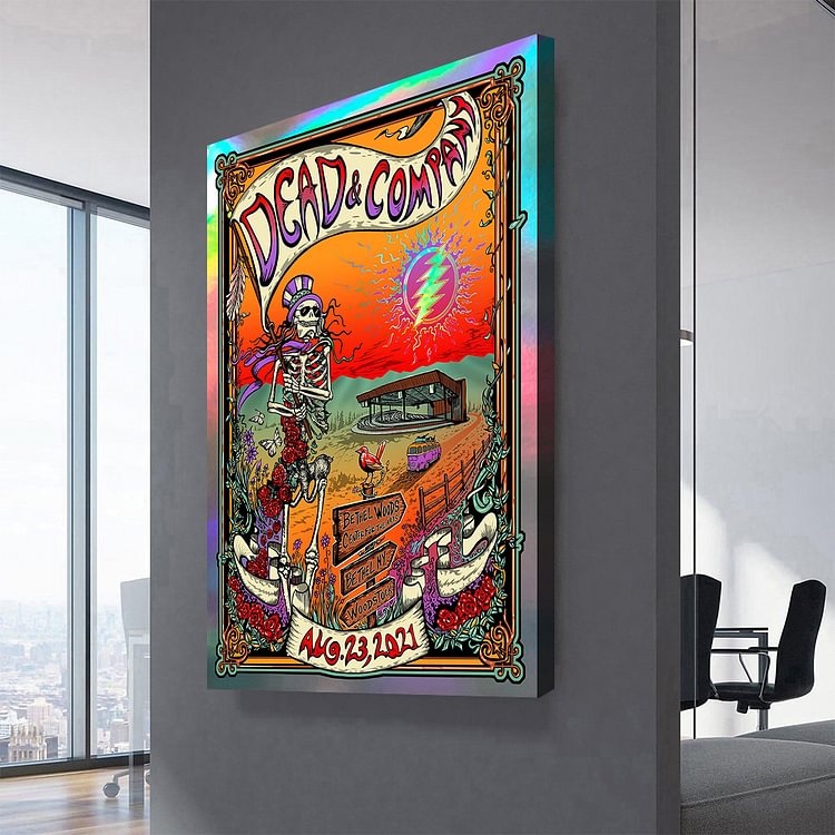 Dead & Company Bethel Woods Center For The Arts Concert Canvas Wall Art