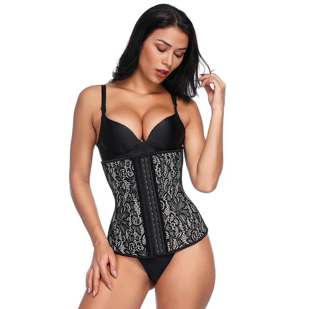 Firm Waist Cincher Latex Waist Trainer Corset Shapewear