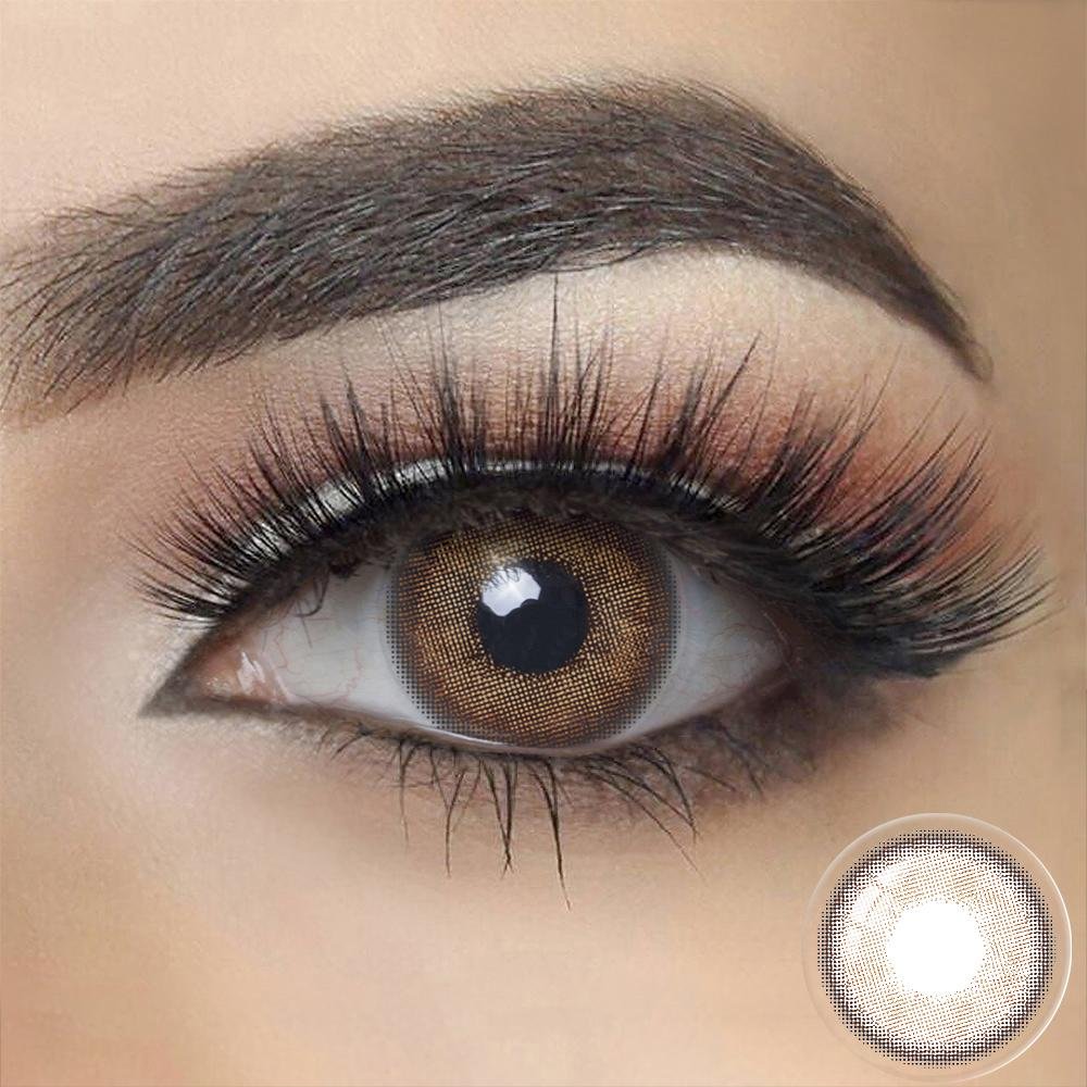 Canna Roze HONEY BROWN Colored Contact Lenses