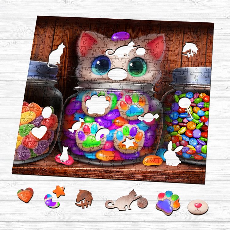Kittens Wooden Jigsaw Puzzle