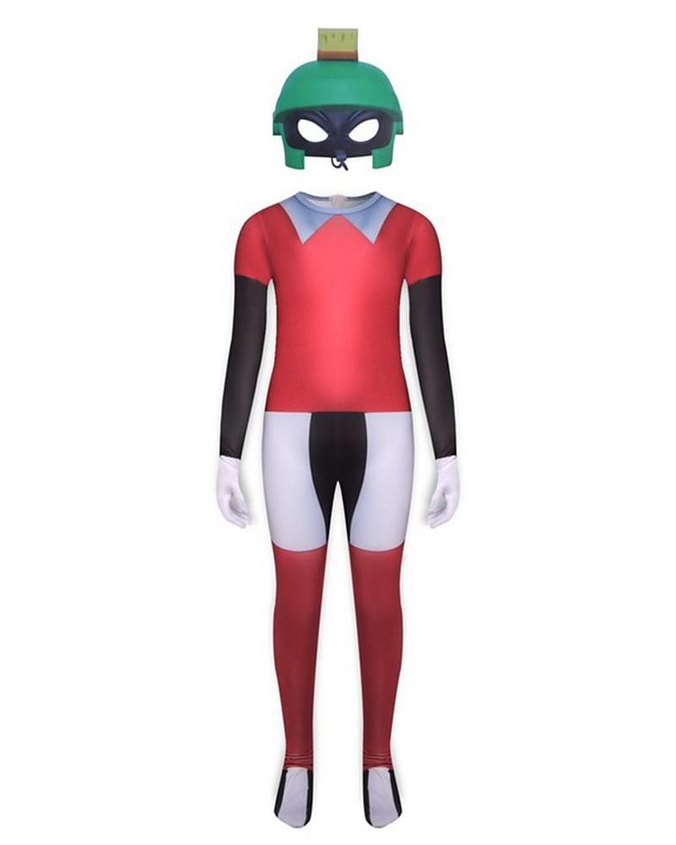 Mayoulove Boys Marvin The Martian Space Jam 2 Halloween Cosplay Party Costume-Mayoulove