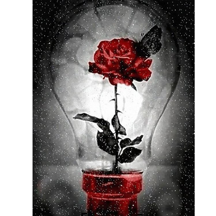 Red Rose Flower- Vintage Tin Signs - 20*30CM