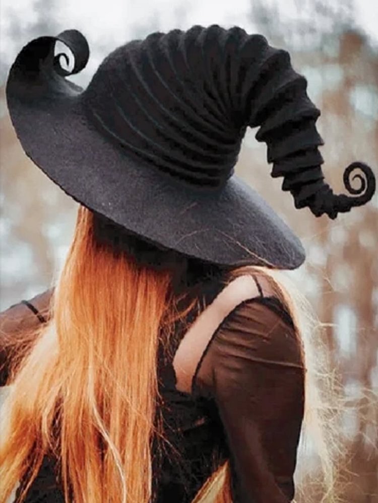 Halloween witch magic pointy hat