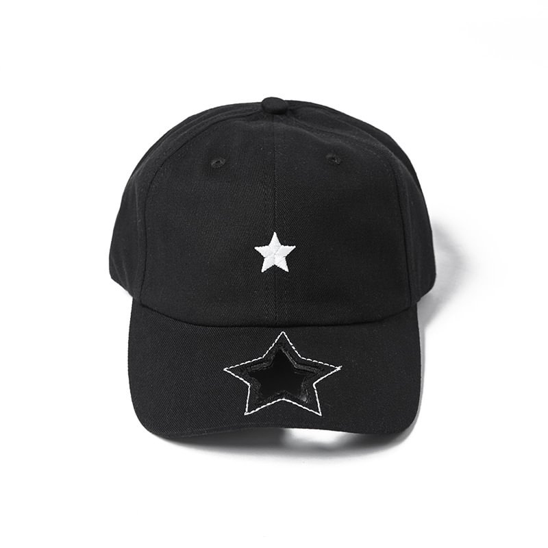 Five-star Hollow Embroidered Baseball Cap / Techwear Club / Techwear