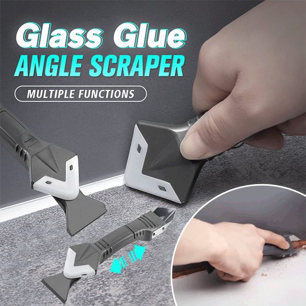 Glass Glue Angle SCRAPERS Adhesive Residue Scraper Seam Repair 
