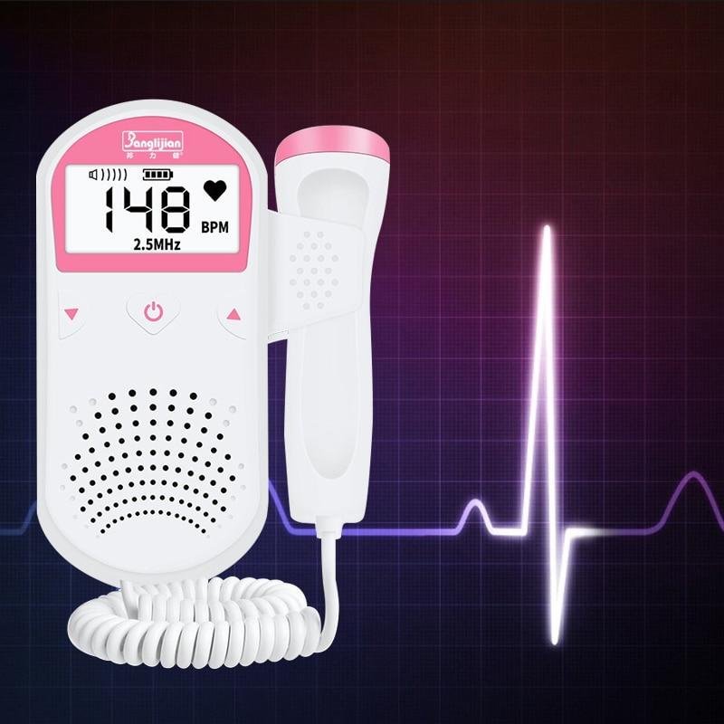 Baby Fetal Doppler Ultrasound Heartbeat Detector - vzzhome