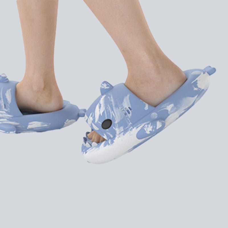 Premium Shark Slides - Super Soft, Comfy, Silent and Anti-slippery Shark Slippers | Chinelos 