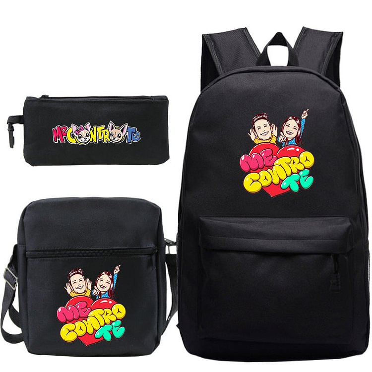 Mayoulove Casual Me contro Te Bookbags School Backpack Laptop Schoolbag for Teens Boys Girls School-Mayoulove