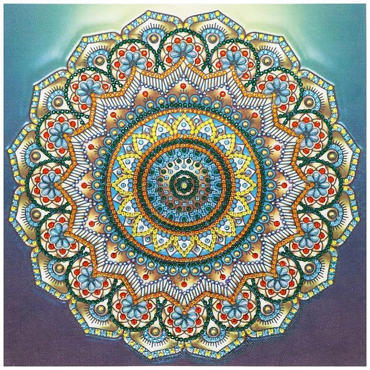 Mandala-Partial Special Diamond Painting-