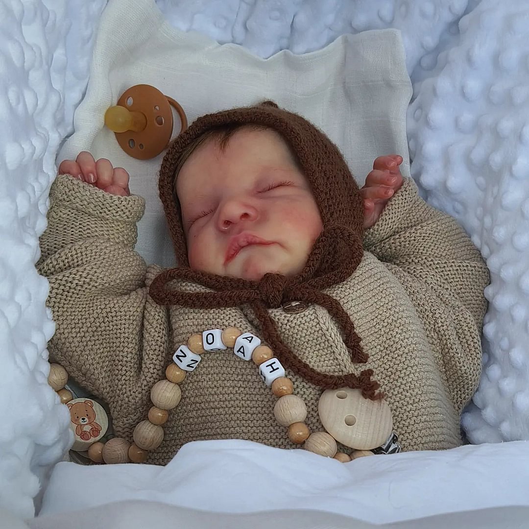 Newborn Reborn Doll Boy 12 inches Real Looking Sleeping Silicone Baby Doll Gifts Benedict