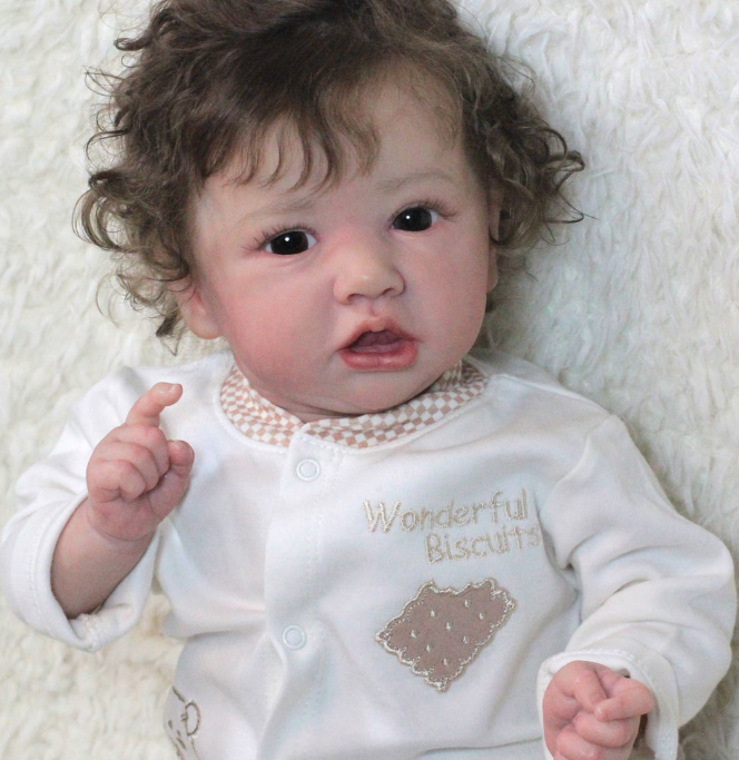 Silicone Reborn Doll Shop 12'' Truly Realistic Bebes Reborn Baby Girl Doll Alinda 2022 For Adoption -Creativegiftss® - [product_tag]