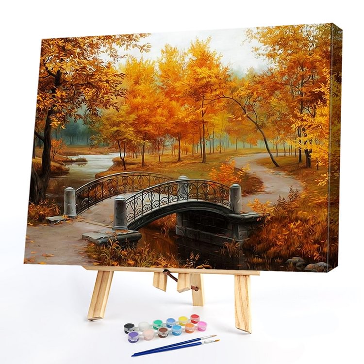 40*30CM Paint By Numbers-Autumn Scenery