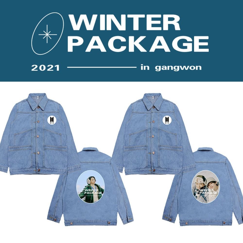 방탄소년단 2021 Winter Package Denim Jacket