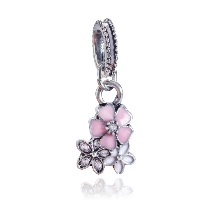 Cherry Blossom Pendant Charm Bracelet Accessories