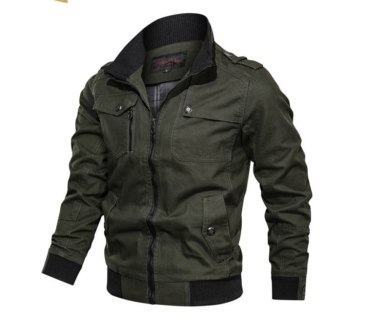 Livereid Men's Fashion Casual Zipper Pocket Comfortable Jacket - Livereid