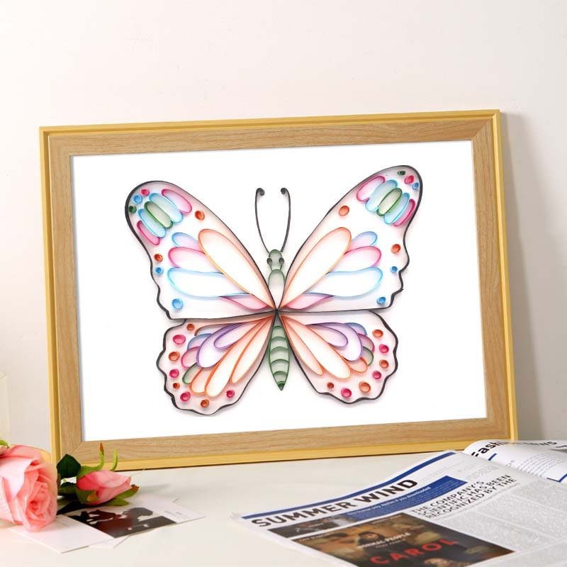 JEFFQUILLING™-JEFFQUILLING™ Paper Filigree painting Kit- Butterfly