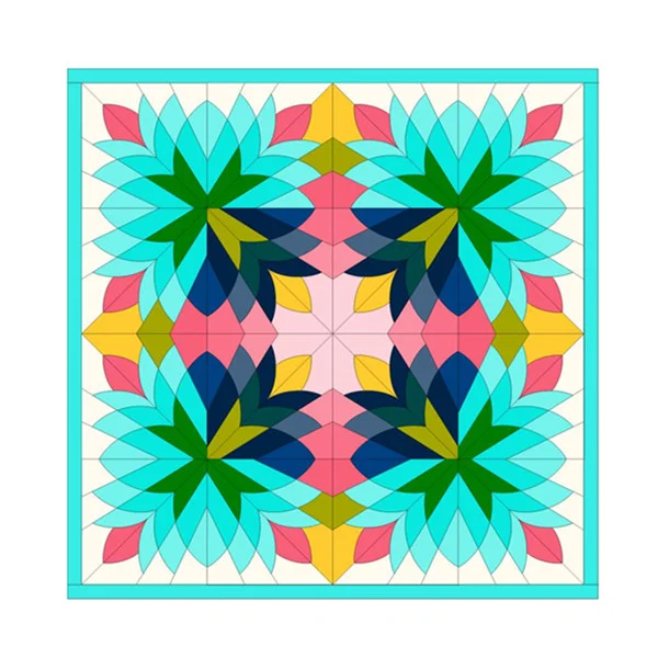 Cleopatra's Fan Quilt & Patchwork Template Set