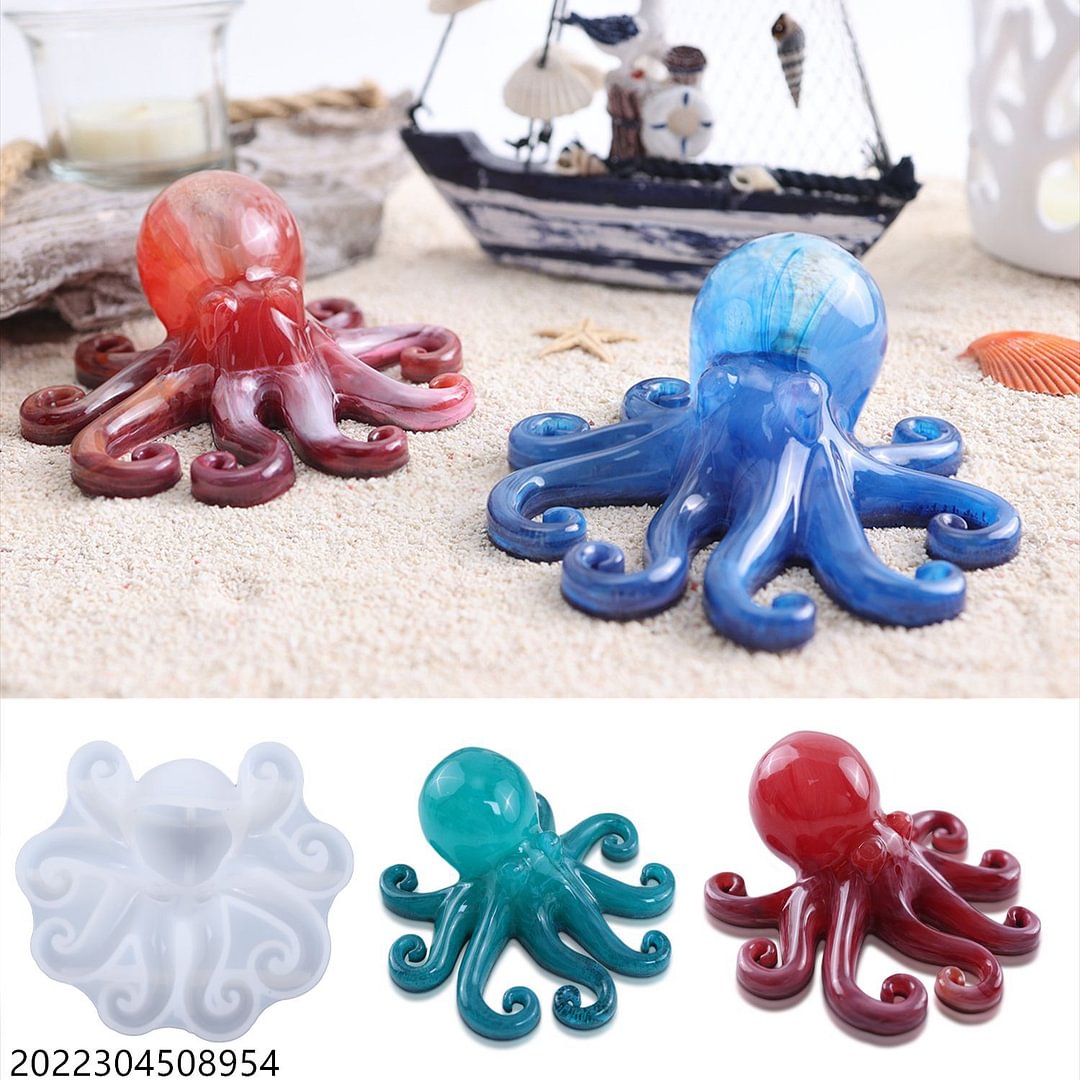 Small Size 3d Octopus Resin Mold