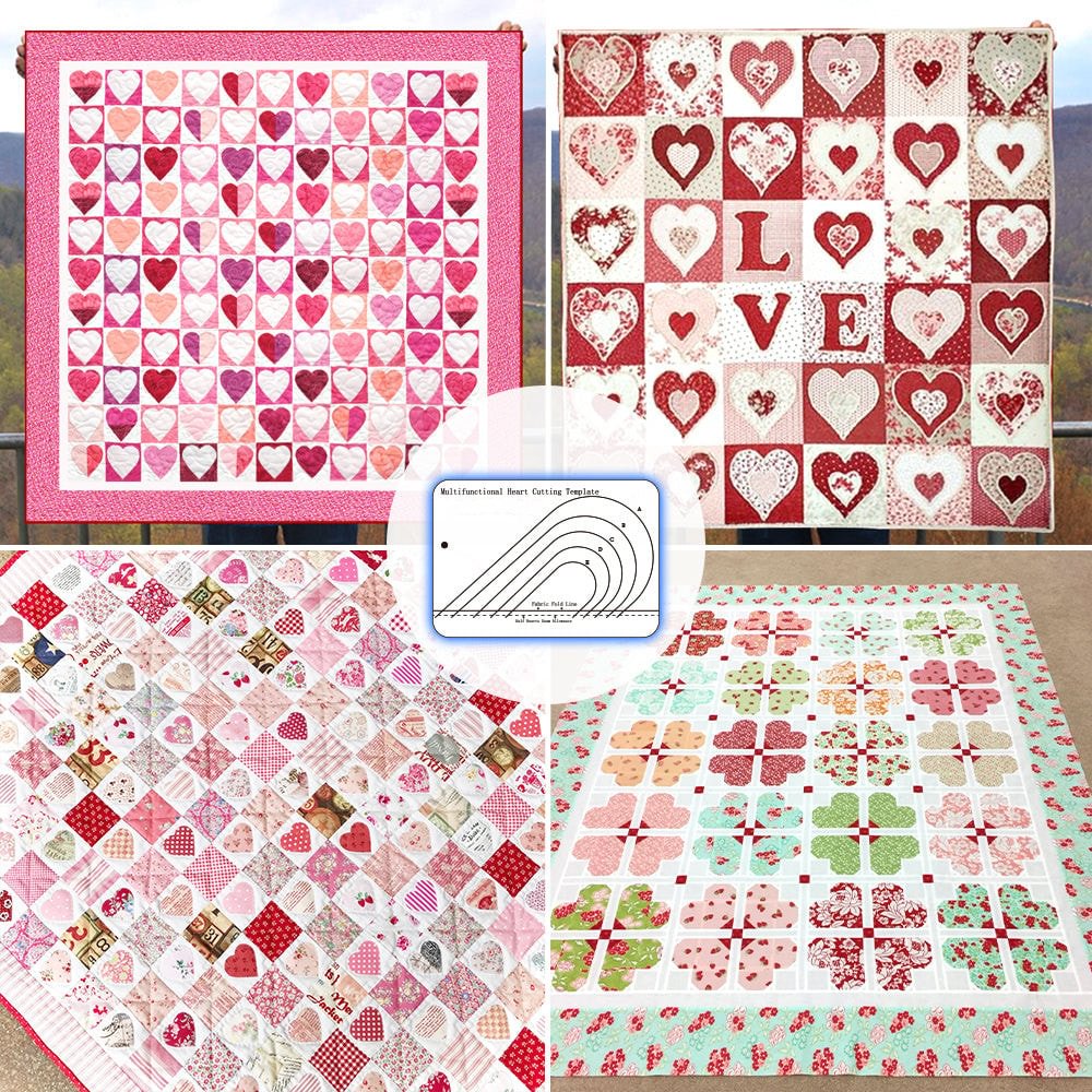 Cutting Quilting Heart Template