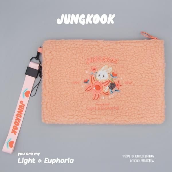 BTS jungkook you are my light&euphoria clutch bag