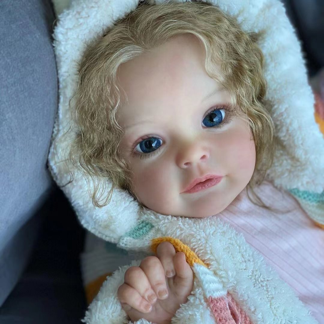 New17'' Reborn Toddler Baby Doll That Look Real Girl Named Maya, Reborn Collectible Baby Doll
