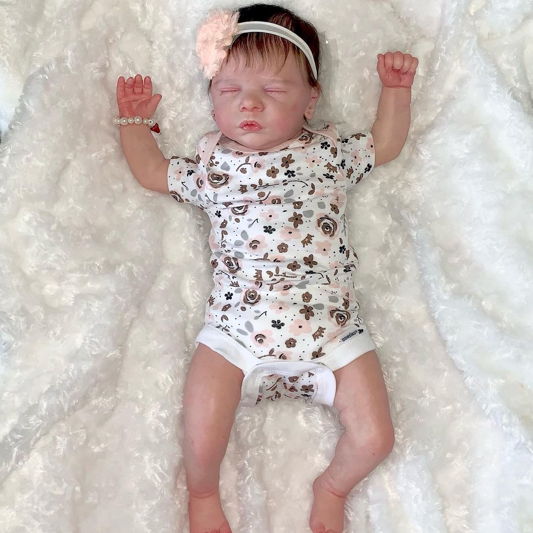  Asleep Baby Girl 19'' Super Trending Realistic Reborn Baby Alannah - Reborndollsshop.com-Reborndollsshop®