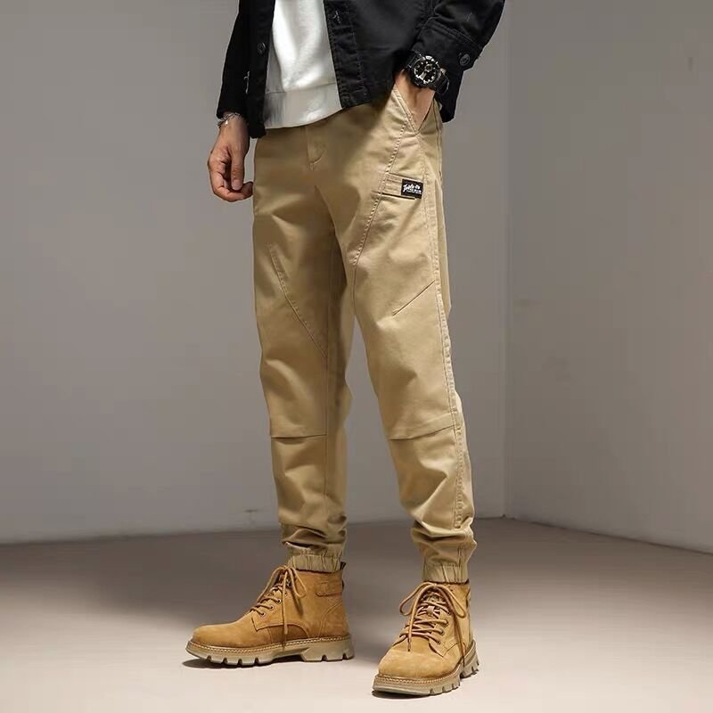 Men's Retro Streetwear Jogger Cargo Pants-VESSFUL
