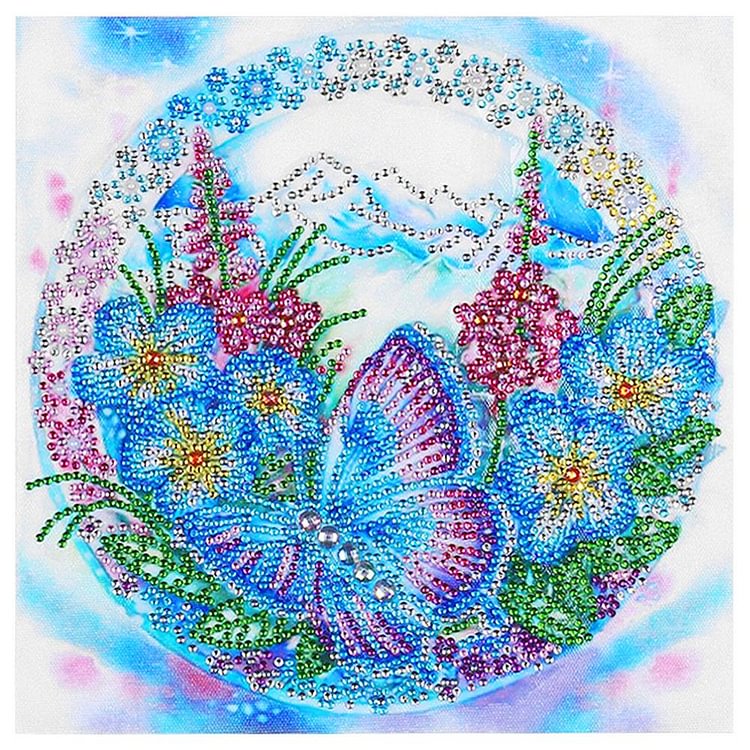 Butteryfly - Special Shaped Diamond Painting - 30*30CM