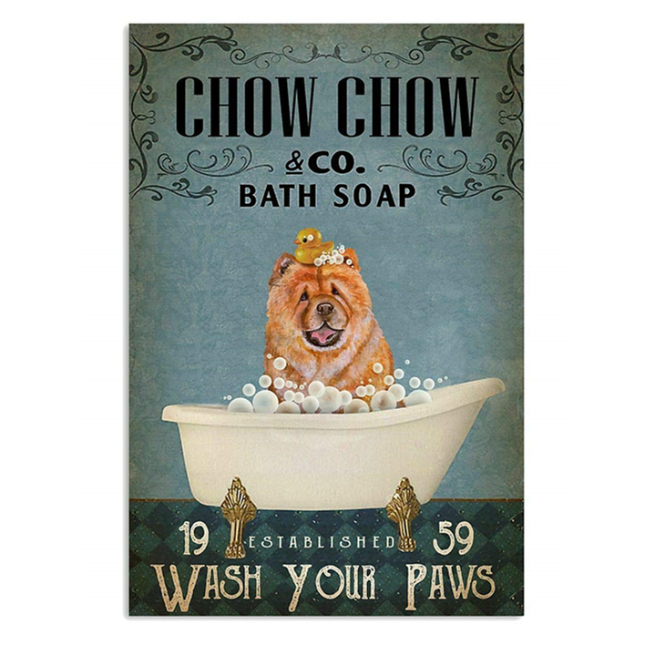 Chows Dog - Vintage Tin Signs